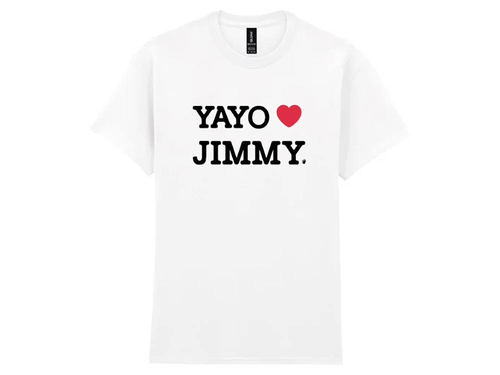 Yayo ♥ Jimmy T-Shirt Wit